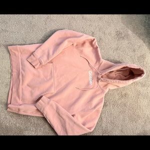 Glossier Pink Hoodie Sweatshirt